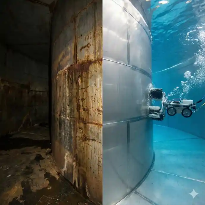 Comparaison ROV contre Vidange