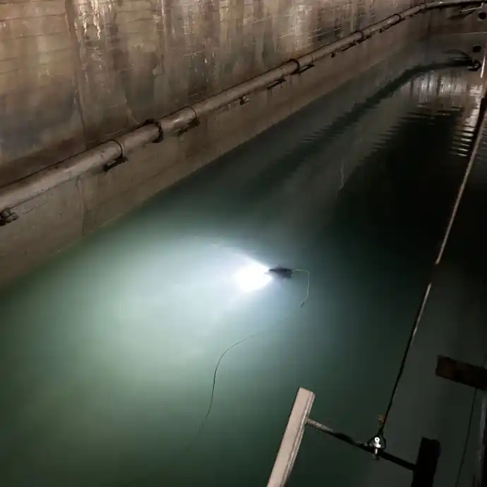 nettoaye par ROV de bassin technique